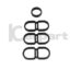 Genuine New Oil Cooler Gasket Set VW Audi Seat Skoda 2.0 TDI 03N198070 VAG OEM