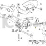 Genuine New BMW Hex-Head Bolt/Screw M14x1.5x150mm Grade 8.8 21mm 07119900224 OEM