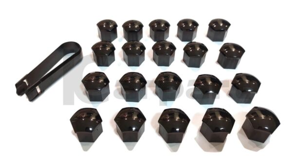 20X New VOLKSWAGEN wheel bolt nut cover caps with hook 1Z0601173041 GENUINE