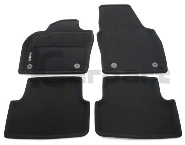 GENUINE New Textile mat set front and rear VW Polo VI 2018- 2G1061445WGK