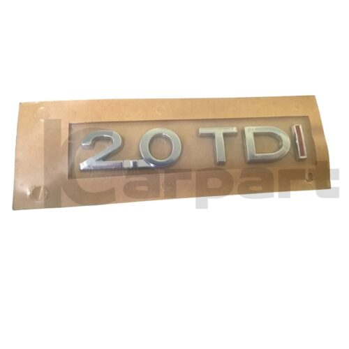 GENUINE New Rear trunk emblem inscription 2.0 TDI 3C0853675FGQF VAG OEM