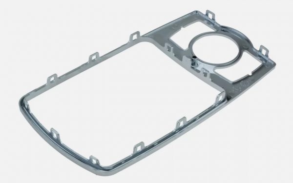 New OEM MMI console frame silver chrome trim cover Audi A6 C6 2005- 4F0864260A