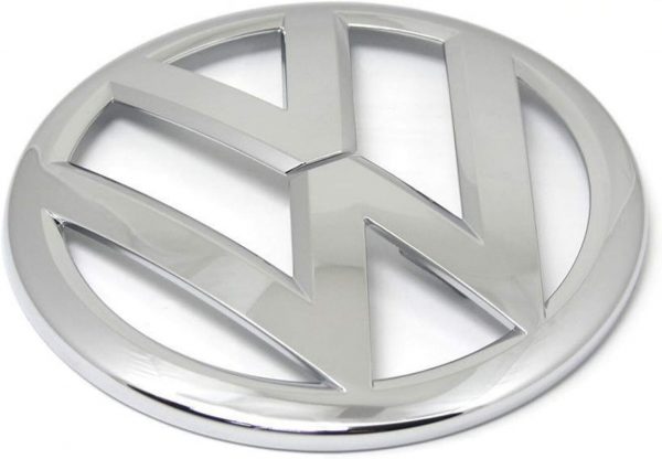 Volkswagen 5G08536012ZZ Front Grille Emblem Black Carrier Plate Genuine New VAG OEM