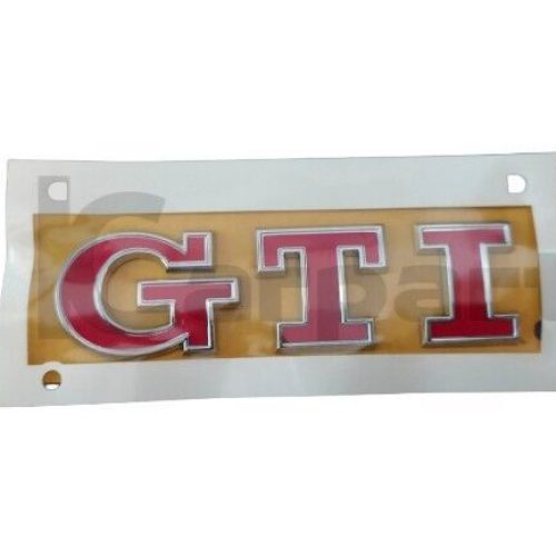 New OEM Rear GTI red emblem logo lettering sticker VW Golf VII 5G0853675ACJZQ