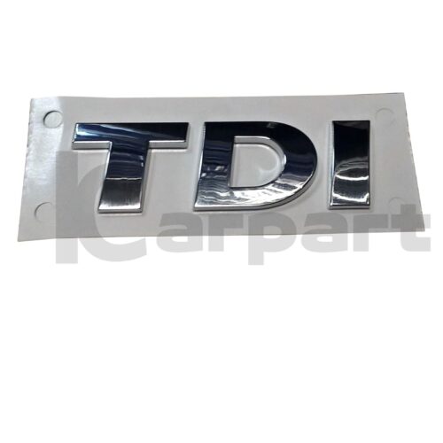 GENUINE New Rear trunk emblem inscription TDI chrome 5K0853675P739 VAG OEM