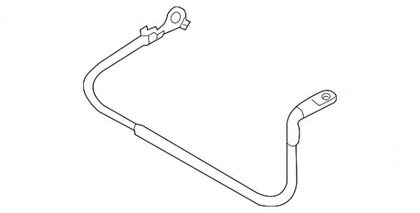 Genuine New Battery Ground Cable Volkswagen 5N0971250N VAG OEM