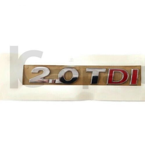 New OEM Rear chrome lettering 2.0 TDI with red DI VW Tiguan 2016- 5TA853675CJZQ