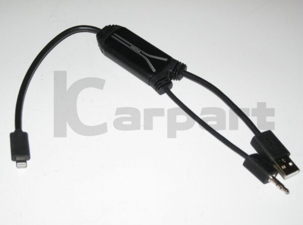 New OEM BMW Apple iPod iPhone Lightning Adapter Cable 2287504 61122287504