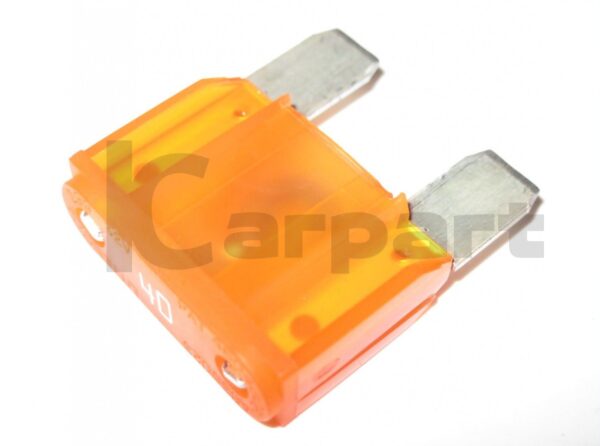 2X Genuine New BMW Maxi Blade Orange Fuse 40 Amp 32 Volt 61138367132 OEM