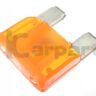 2X Genuine New BMW Maxi Blade Orange Fuse 40 Amp 32 Volt 61138367132 OEM