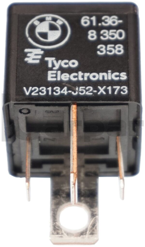 Genuine New BMW Black 12 Volt Relay SIEMENS tyco V23134-J52-X173 61368350358 OEM