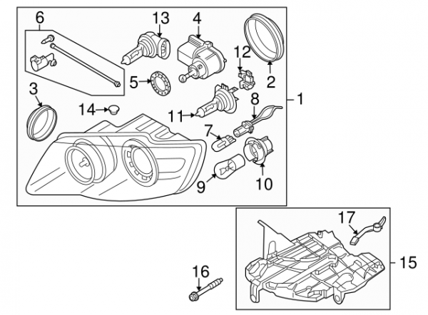 Genuine New Release Lever Volkswagen Touareg 7L6941725 VAG OEM