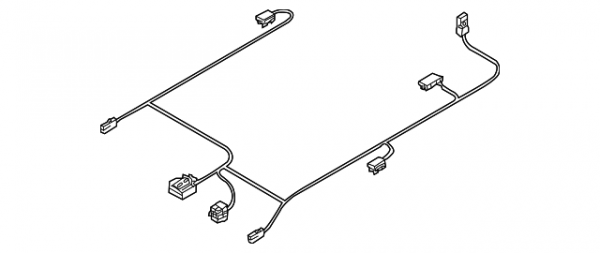 Genuine New Headliner Wiring Harness Volkswagen 7L6971247L VAG OEM