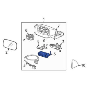 Genuine New RHD Black Bonnet Release Handle Audi VW 4L2823533A4PK VAG OEM