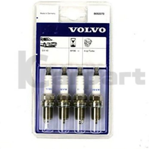 Genuine New Volvo Spark Plug Set S40 V40 T4 TURBO 8692070 OEM