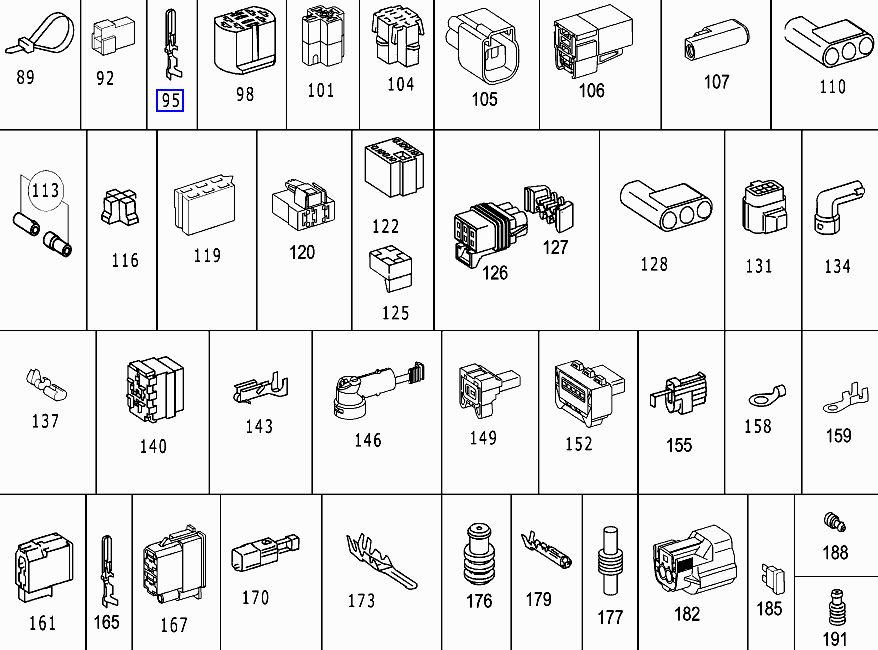 2X New OEM Mercedes Wiring Connector Plug Terminal Contact Pin A0025450628 2X New OEM Mercedes Wiring Connector Plug Terminal Contact Pin A0025450628