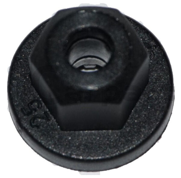 Genuine New Mercedes 10 mm Hex Flange Plastic Self-Threading Nut A0039900251 OEM