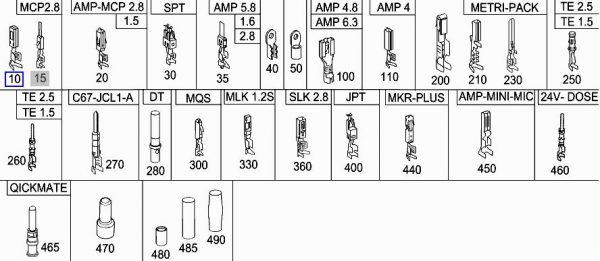 Genuine New Electrical Pin Connector Mercedes Benz W204 W211 A0135457626 OEM