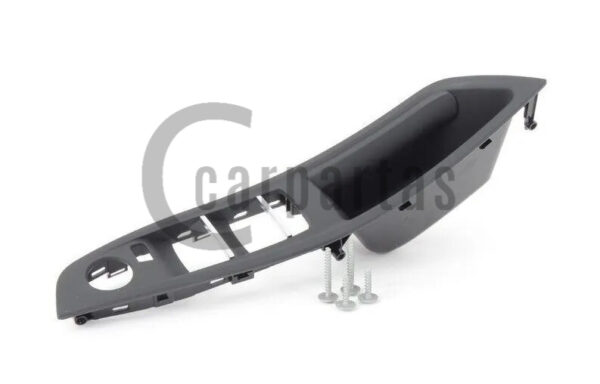 Genuine New BMW Driver Door Left Pull Handle Trim Cover Black 51417225865 OEM