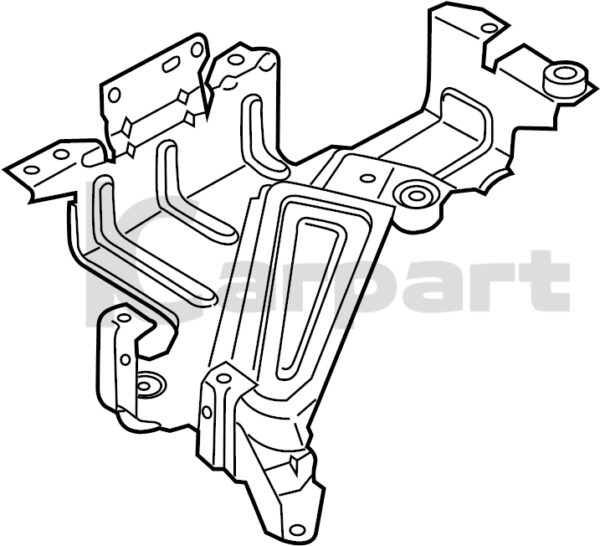 New OEM Drive Motor Battery Pack Control Module Bracket VW 5C0972597A VAG OEM