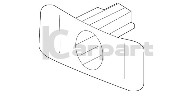 Genuine New Front Parking Aid Sensor Bracket Volkswagen 5C5919493G VAG OEM