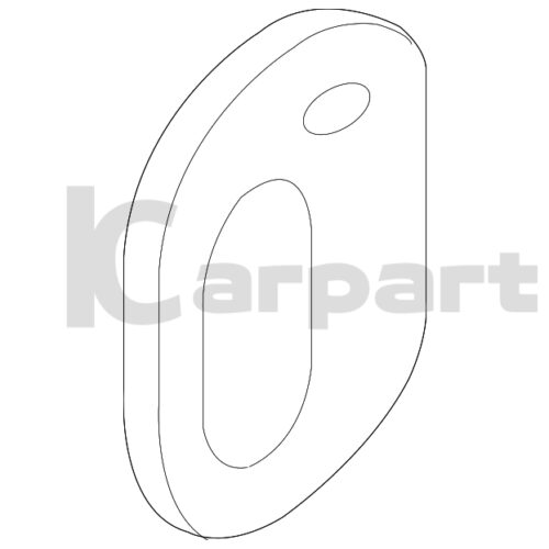 Genuine New Rear Left Tail Light Gasket Volkswagen 5C5945191 VAG OEM