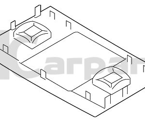 Volkswagen Transporter T4 Sliding Door Catch Plate 701843637 NEW GENUINE