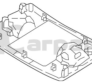 Volkswagen Transporter T4 Sliding Door Catch Plate 701843637 NEW GENUINE