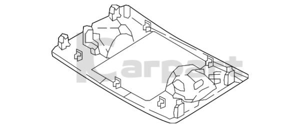 Genuine New Dome Light Lens Volkswagen Tiguan 5G0947133ERM5 VAG OEM