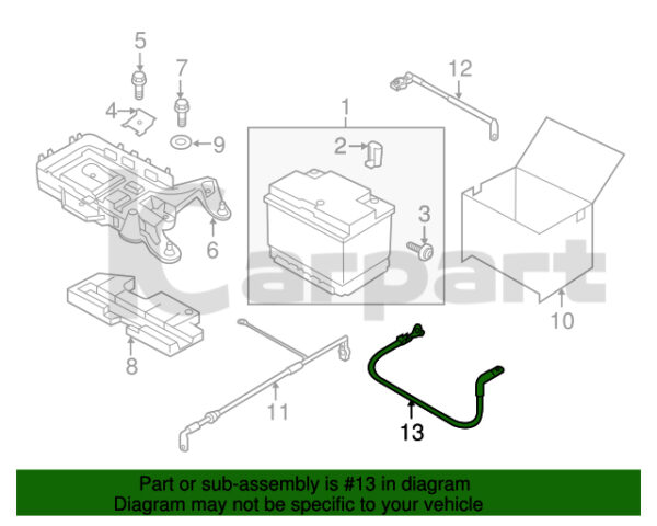 Genuine New Body Electrical Ground Strap Volkswagen Beetle 5N0971250AM VAG OEM