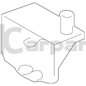 Genuine New EGR Cooler Mount/Bracket for Audi VW 3.0 TDI 059131680D VAG OEM