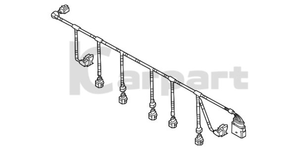 Genuine New Parking Aid System Wiring Harness Volkswagen 7L6971095F VAG OEM