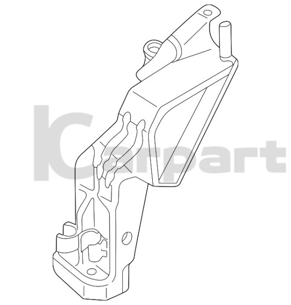 Genuine New Lower Washer Fluid Reservoir Tank Audi 8E0955453AK VAG OEM