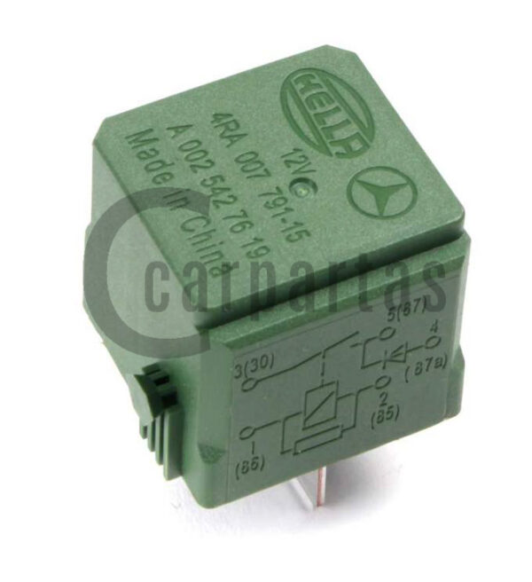 Genuine New 5-Prong Multi-Purpose Relay Green Mercedes-Benz A0009828523 OEM