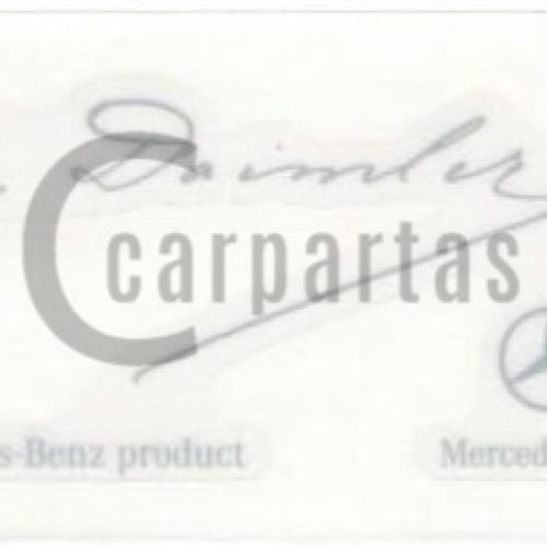 New OEM G.Daimler Signature Window Glass Sticker Label Decal MB A0045847338