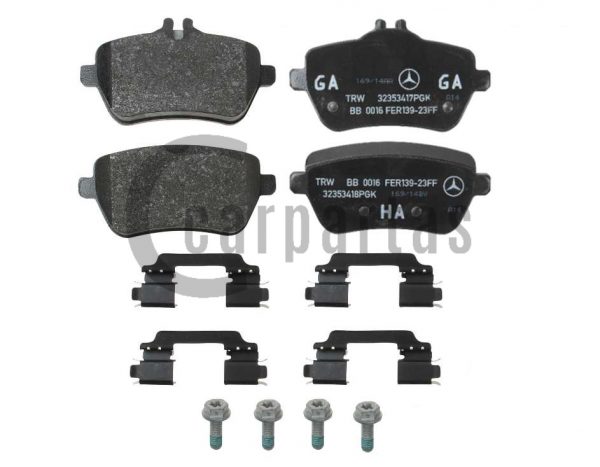 Genuine New Rear Brake Pad Set Mercedes-Benz A0084203420 OEM