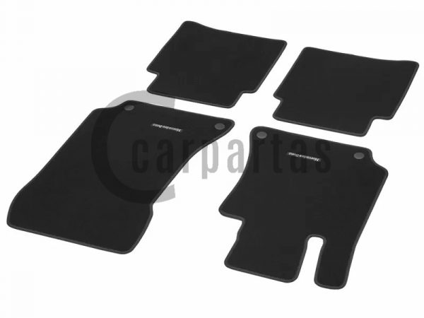 Genuine New Carpet Floor Mat Set Black Mercedes-Benz A21268088019J74 OEM