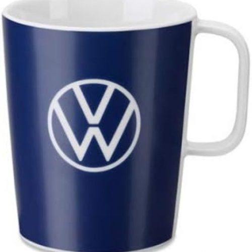 Genuine New Porcelain Coffee Cup wih VW Logo Navy Blue 000069601BR VAG OEM