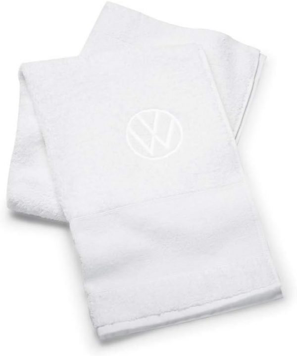 Genuine New Bath Towel with VW Logo White 150 x 80 cm 000084501E084 VAG OEM