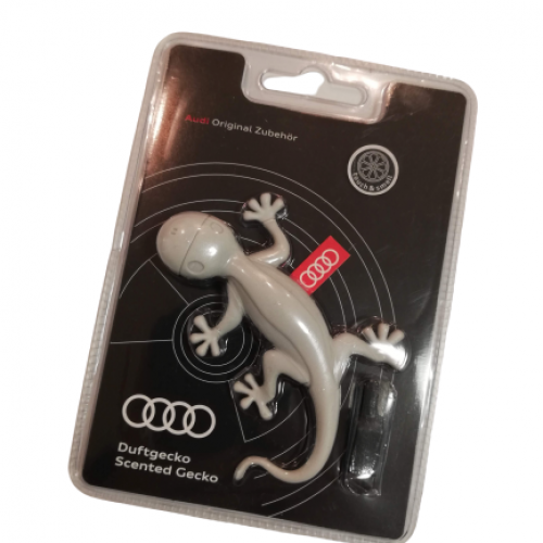 Genuine New Gecko Air Freshener Light Gray Orange Fragrance Audi 000087009A OEM