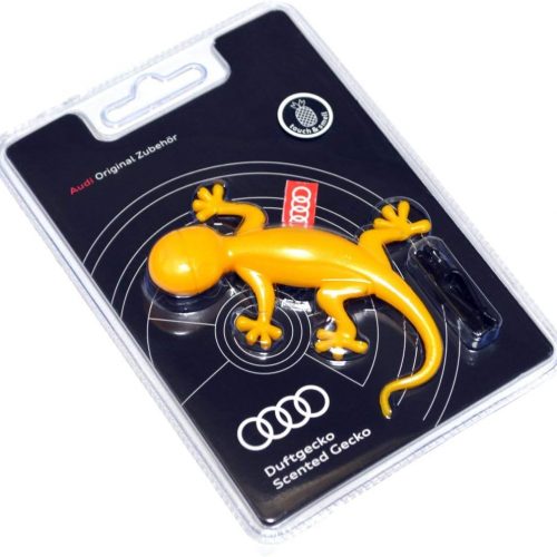 Genuine New Gecko Air Freshener Yellow Tropical Fruit Scent Audi 000087009C OEM