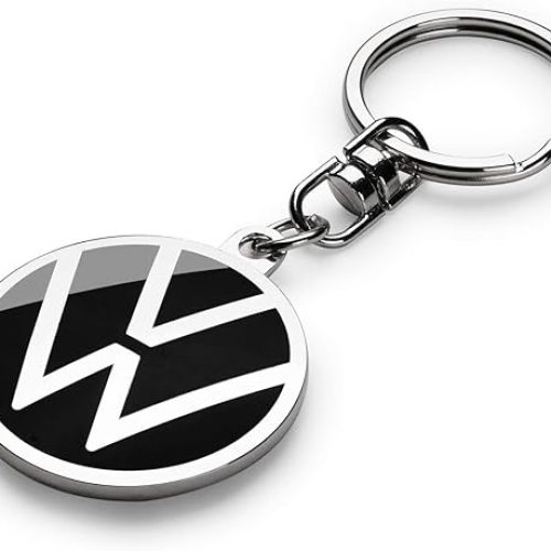 Genuine New Keyring with VW Logo Black Enamel 000087010BQ OEM