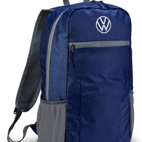 Genuine New Foldable Rucksack with VW Logo Dark Blue 000087329F OEM