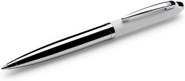 New OEM Volkswagen Senator Ballpoint Pen w/ VW Logo Matte White 000087703MQ