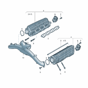Genuine New Lower Intake Manifold Gasket Seal Audi VW Seat Skoda 06D129717D VAG OEM