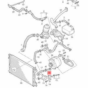 GENUINE New Rear bumper support bracket Right VW T6 2016- 7E0807394C VAG OEM