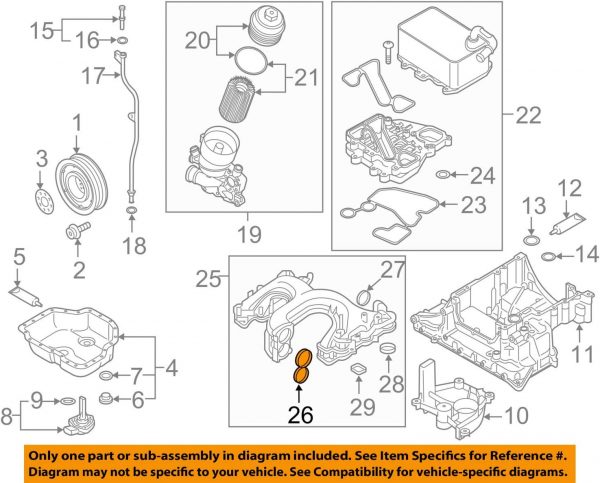 New OEM Fuel Injection Throttle Body Mounting Gasket Audi VW 059129069A VAG