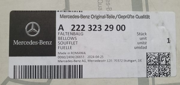 Genuine New Front Shock Dust Boot Mercedes-Benz A2223232900 OEM