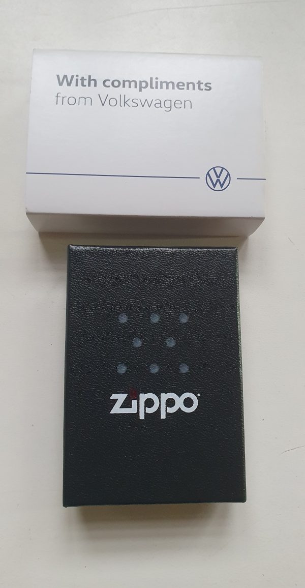 Genuine Zippo Lighter with Volkswagen Logo Silver 000087016L