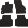 Genuine New 4-Pc Premium Velour Floor Mats Black for Seat Leon 5FB863011LLOE OEM